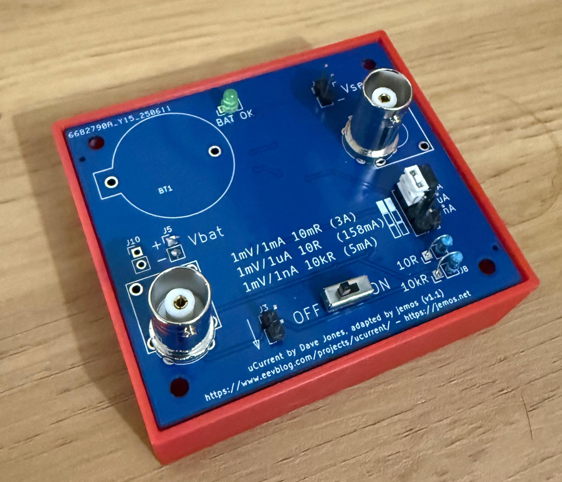 Figure X: miniCurrent with enclosure.